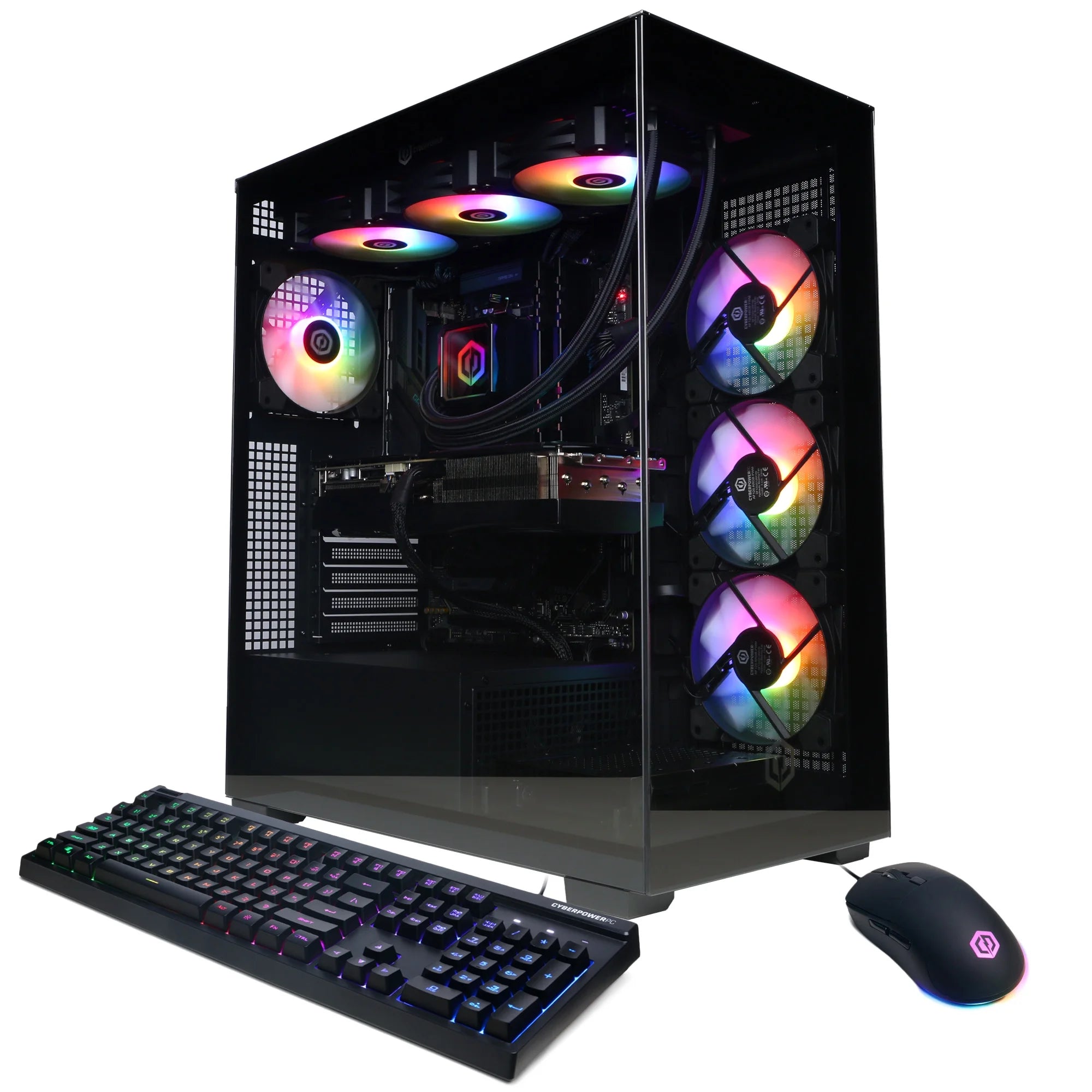 Gamer Supreme Gaming Desktop, AMD Ryzen 7 9800X3D, NVIDIA Geforce RTX 5070 Ti 16GB, 32GB DDR5, 2TB SSD, Black, SLC7700WST