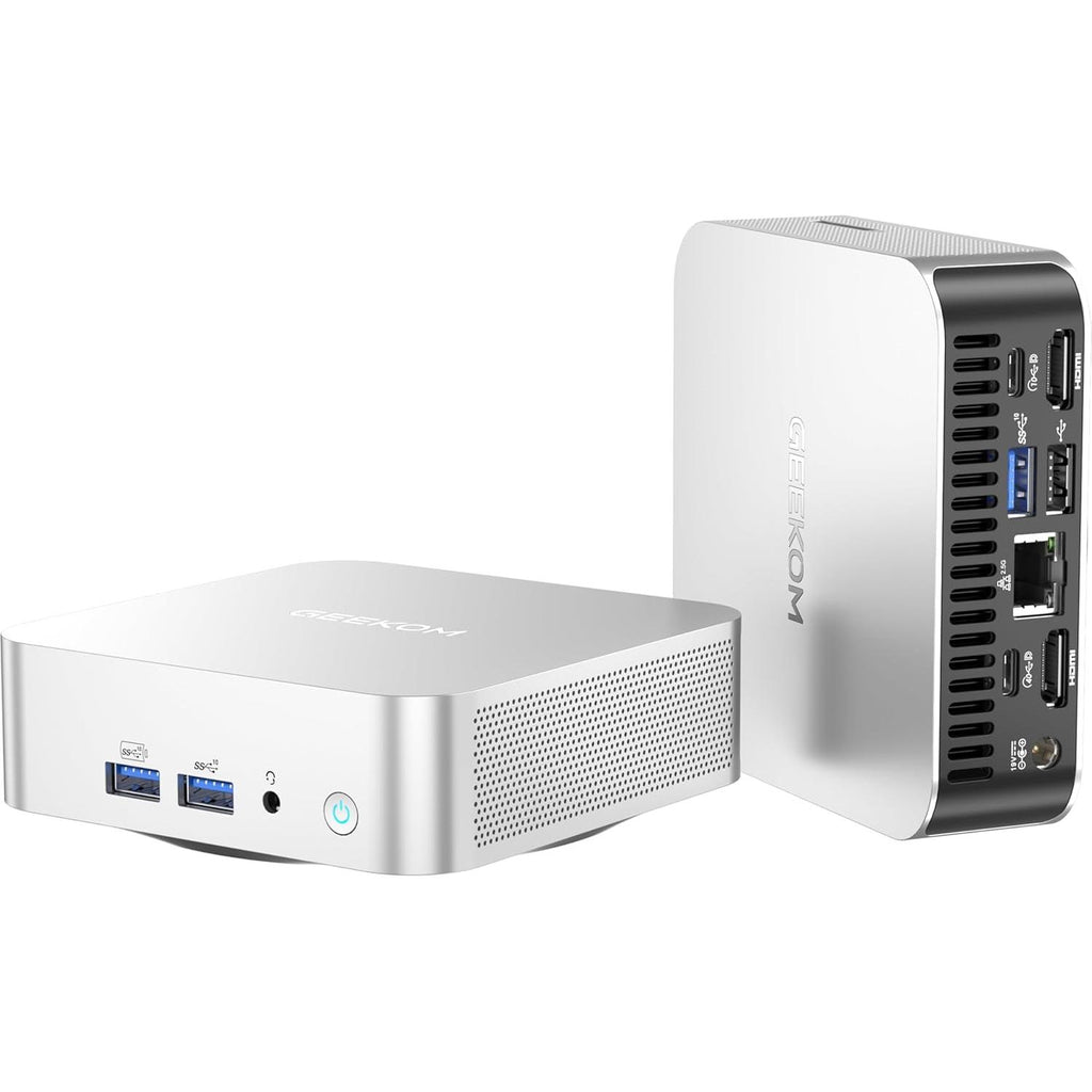 A6 Mini PC with AMD Ryzen 7 6800H, 16GB DDR5 RAM (Upgradable, Not LPDDR), 1TB Pcie 4.0 Nvme SSD, Compact Aluminium Design Windows 11 Pro Desktop Computer with Usb4/8K/Wi-Fi 6E/BT 5.2/SD Slot