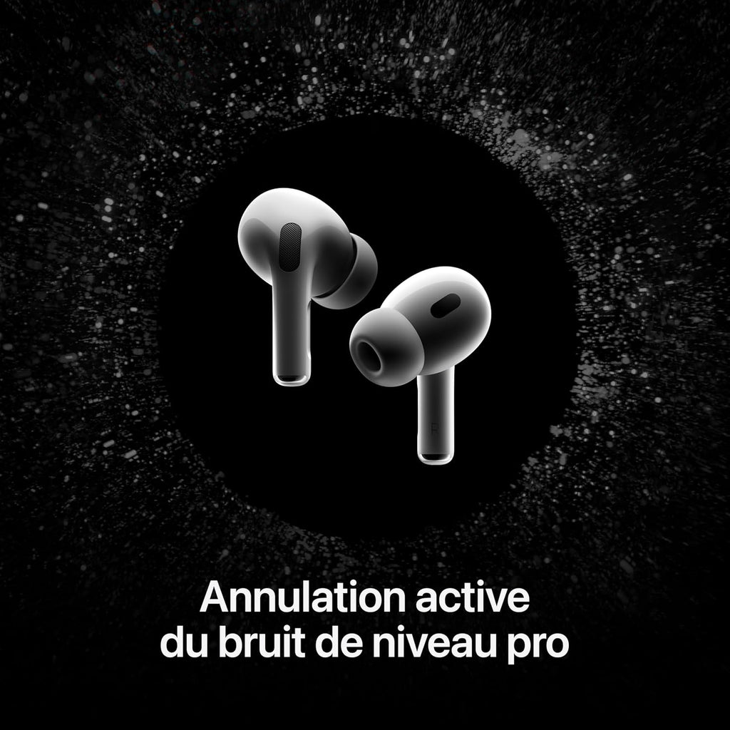 Airpods Pro (2Nd Generation) Wireless Ear Buds with USB-C Charging, up to 2X More Active Noise Cancelling Bluetooth Headphones, Transparency Mode, Adaptive, Personalized Spatial Audio, White